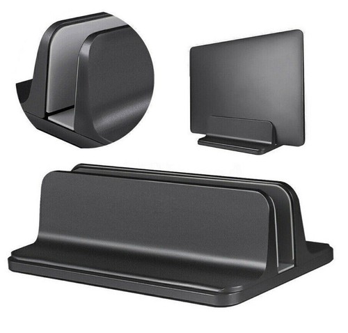 Aluminium vertikaler laptop - aluminium,