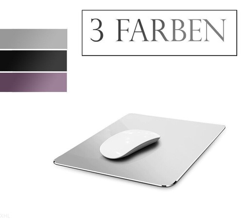 Aluminium gaming mausmatte - aluminium,