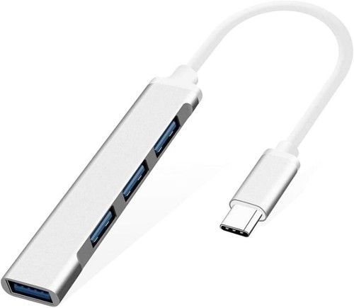 Usb hub aluminium ports - usb-c, 4